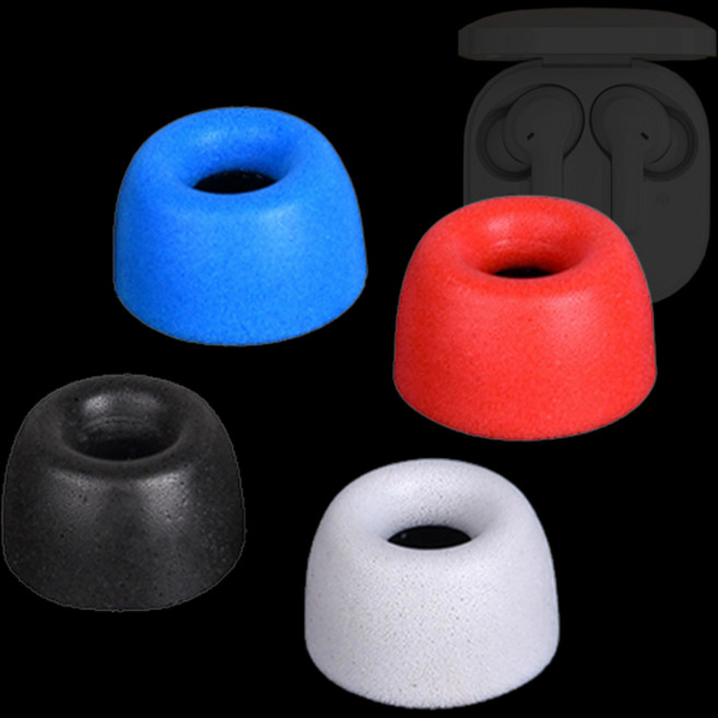 샤오미 레드미 버즈 3 프로 TWS 팁 메모리 폼 이어팁 레드미 에어닷 3 프로 이어팁 소음 감소 이어캡 6 개, [04] Gray, 4.Blue - M-3Pairs