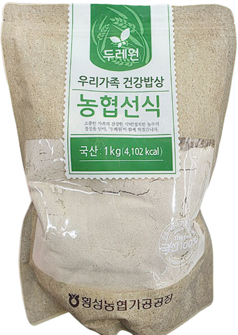 농협 두레원 우리가족 건강밥상 농협선식, 1kg, 1개