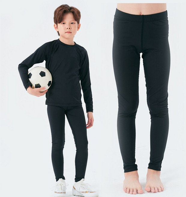 테이크파이브 키즈 유소년 어린이 사계절 축구복 스포츠 이너웨어 축구 긴바지 남아 축구레깅스 베이스레이어 발열내의 언더레이어 주니어 스포츠레깅스 타이즈 축구유니폼 쫄쫄이 이너바지