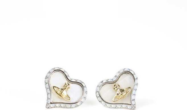 Vivienne Westwood 女用愛心水晶耳環