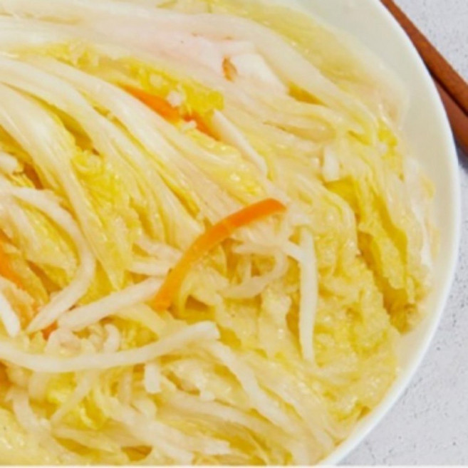 진선미 백김치 5kg 국내산 저염 수제 맛있는 배추 포기 김치, 1g, 1개