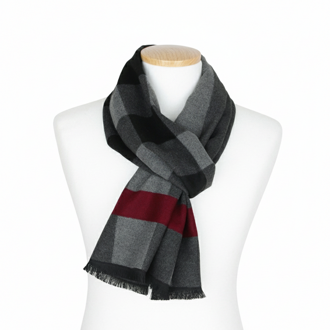 URBANHOMME 고급 남자목도리 남성머플러 겨울 선물