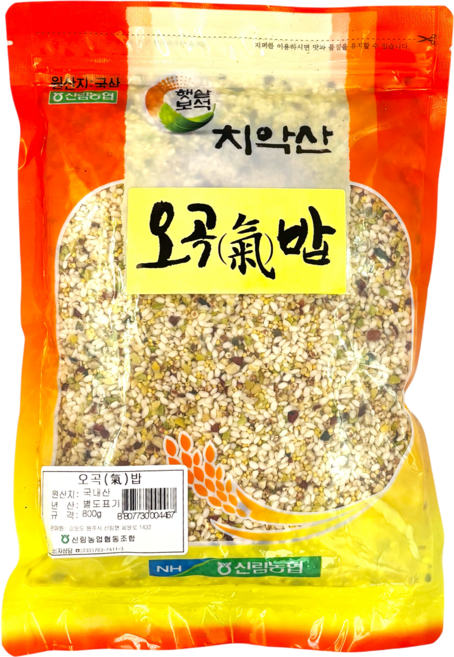 [신림농협] 국산 오곡찰밥, 1개, 800g
