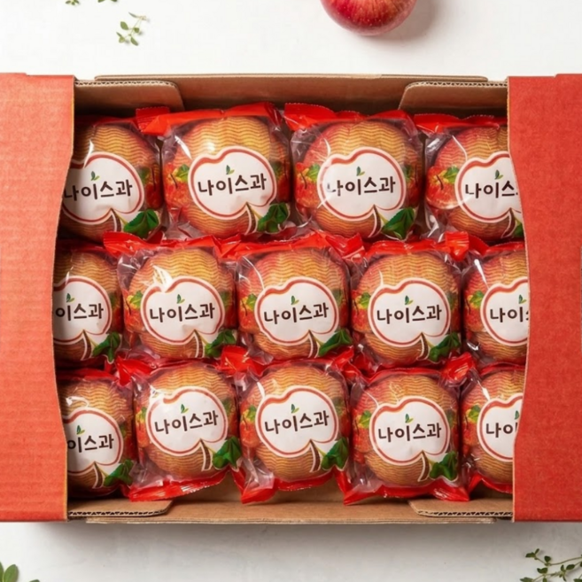 [타임특가] 고당도선별 세척사과 껍질째먹는 꿀사과, 1개, 5kg