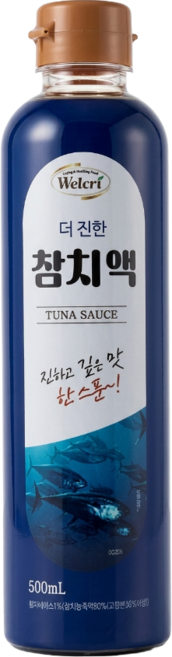 [요리 한끗 차이] 참치액 만능 요리간장 감칠맛 소스 국물 조림 볶음용 TUNA SAUCE, 1개, 500ml