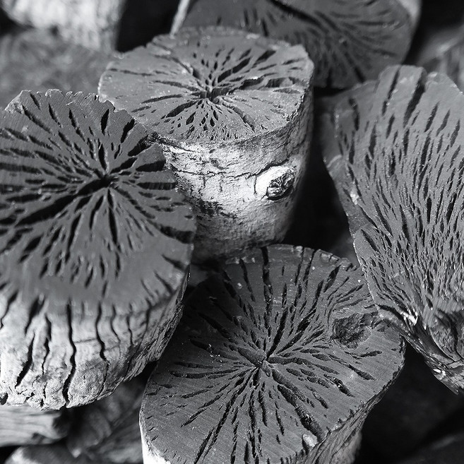 조인참숯 M 두번구운리치나무 비장탄 10kg 튀지 않는 백탄 참숯 펜션 캠핑 바베큐 고기 대용량 업소용, 1박스