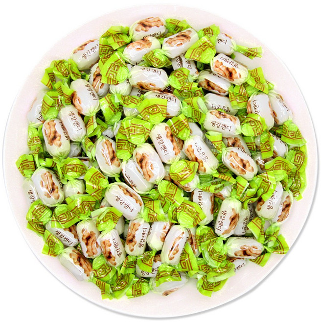 웰링스 대용량 업소용 벌크 디저트 캔디 화이트데이 기념일 행사 어린이집 답례품 식당 후식 생강 사탕, 1개, 2.5kg