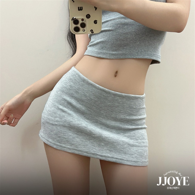 쪼예 [속바지 일체형] 섹시 골반 스판 밴딩 슬림핏 초미니 스커트