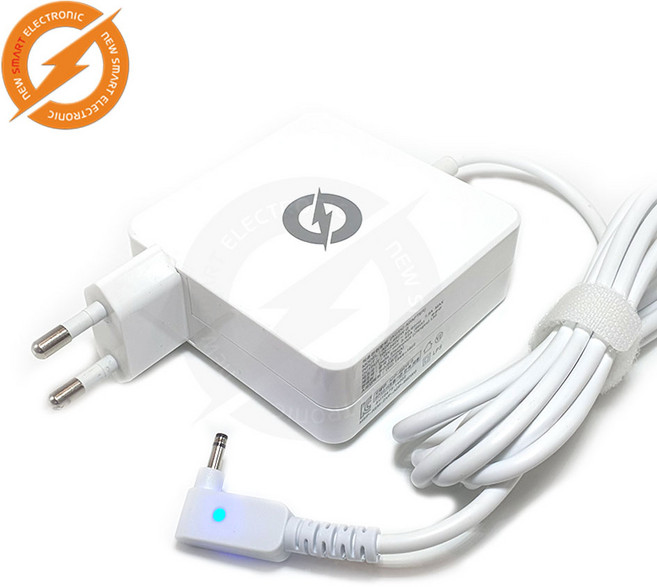 뉴스마트전자 삼성 NT950XDA-X71AW 노트북 아답터 아답타 충전기 (19V 3.42A 65W / 일체형), 19V 3.42A 65W / 잭규격: 3.0ⅹ1.0 (화이트), 1개