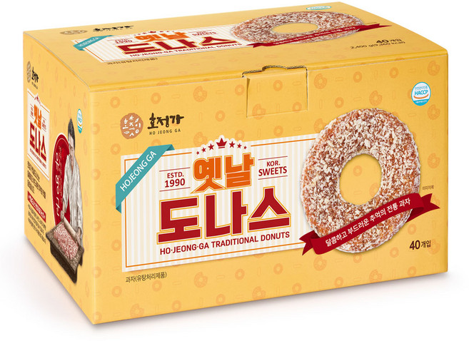 호정가 옛날도나스 (40개입), 40개, 60g