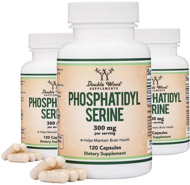 더블우드 포스파티딜세린 300mg 캡슐, 120정, 3개 - 쿠팡
