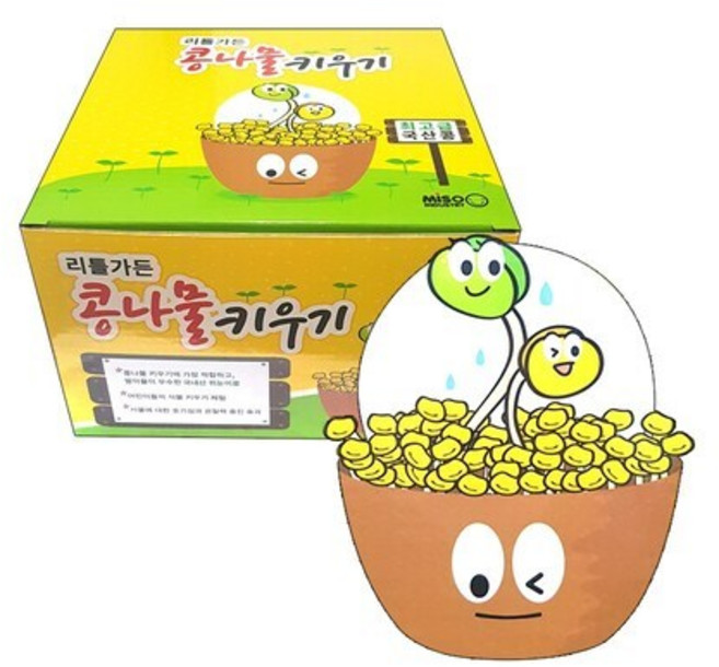 미소 리틀가든 7000 콩나물키우기/과학/관찰/콩나물/준비물, 1개