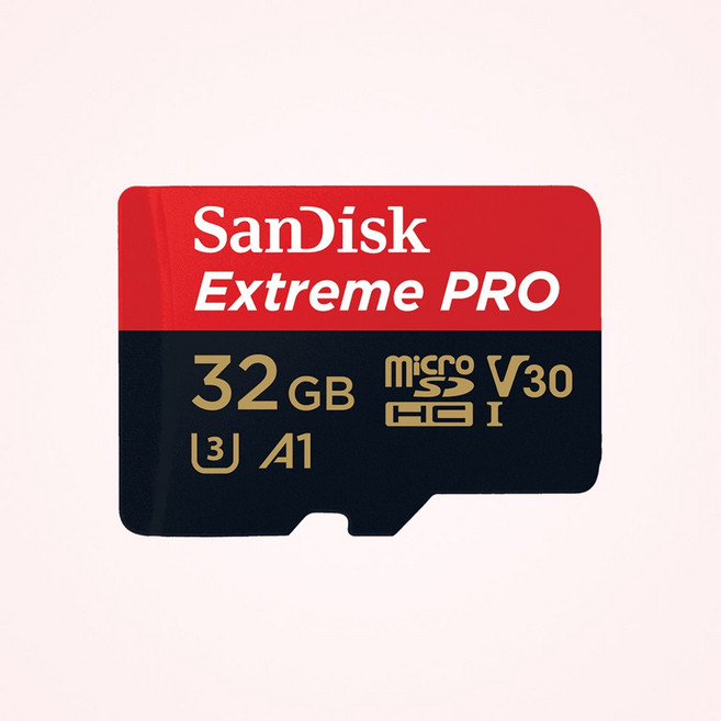 샌디스크 익스트림 프로 마이크로 SD카드 SDSQXCY, 32GB, 1개