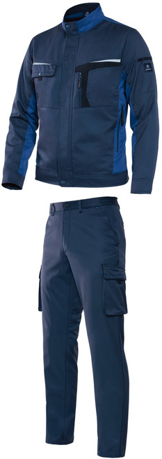 지벤 사계절 작업복 세트형태(개별구매) 점퍼 바지 ZB-1503 set, 네이비, 1개
