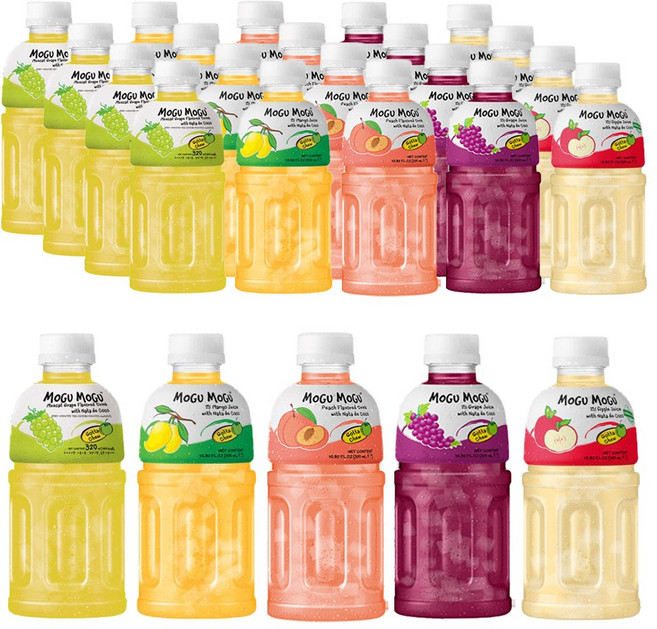 모구모구 인기5종 320ml 샤인머스켓 5개+망고 5개+복숭아 5개+포도 5개+사과 5개 (총25개) 어린이주스음료수과일, 25개
