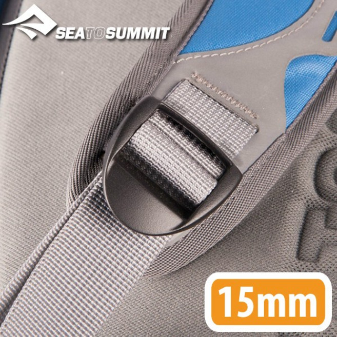 [안전발전소] SEATOSUMMIT 씨투써밋 필드 리페어 래더락 버클 15mm 20mm 25mm, 블랙, 1개