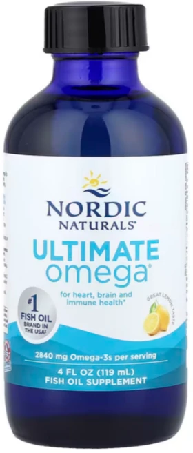 Nordic Naturals 액상 초고함량 오메가3 얼티메이트 레몬, 119ml, 1개 - 쿠팡