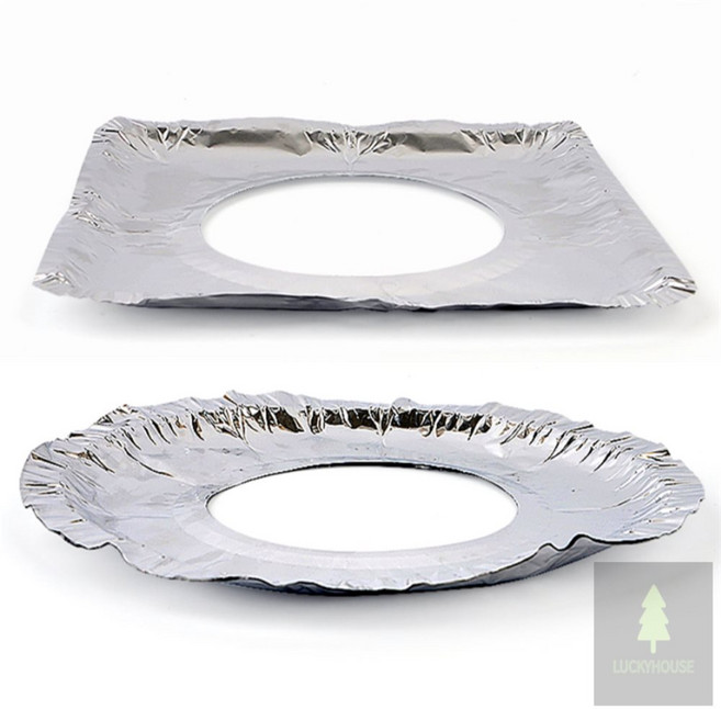 행운몰 가스렌지 은박커버 10개 가스렌지기름방지시트, 원형