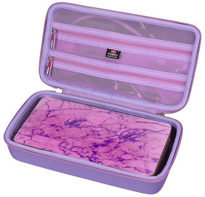 FBLFOBELI Halo Bolt Ultimate 2.0 & 3.0용 하드 휴대용 케이스/헤일로 볼트 에어 + 55500 1750/헤일로 58830 차량 점프 스타터 공기, 퍼플_148841