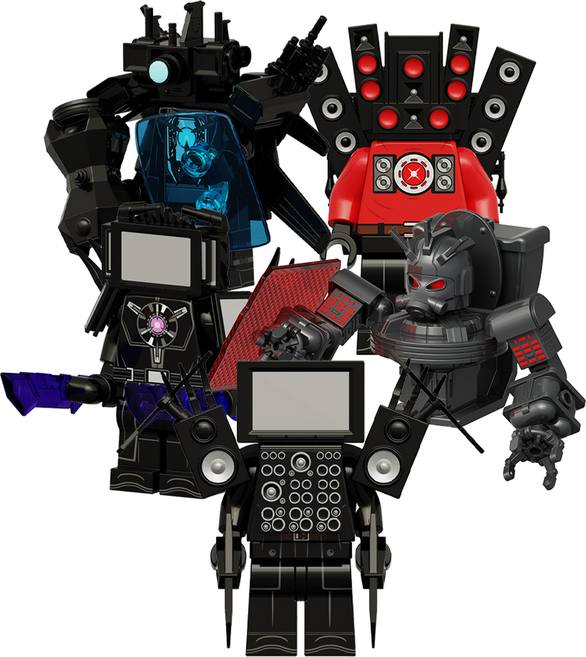 로앤제이 스키비디 토일렛 미니블록 5종세트 베스트 기획전 The best of the best, 1개 세트(5pcs), 1개