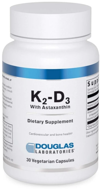 더글라스랩 비타민K2 비타민D3 콜레칼시페롤 아스타잔틴 Astaxanthin 30캡슐, 1개 - 쿠팡