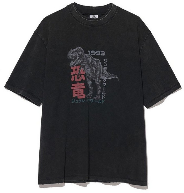 PARTIMENTO REWORKS [JURASSIC WORLD] 1993 Tee_VTG Black