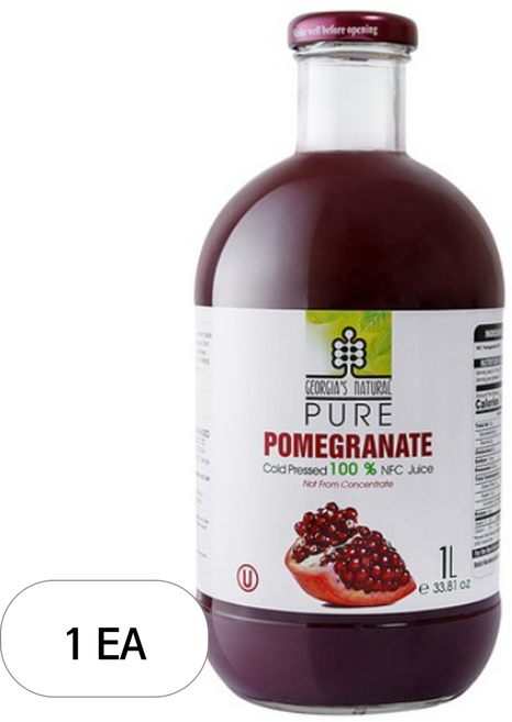 조지아스내추럴 nfc석류 주스, 1개, 1L