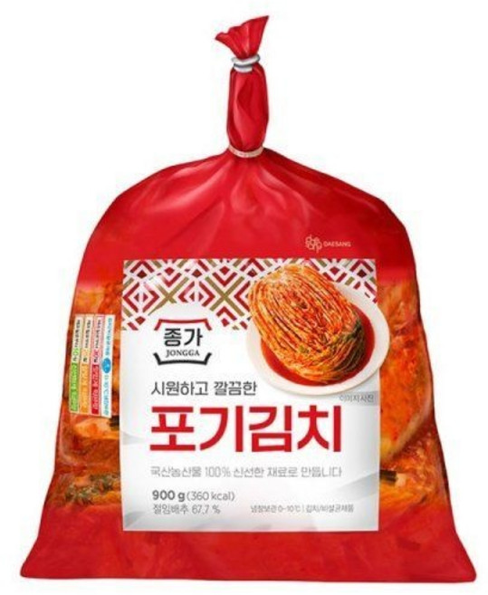 대상 종가집포기김치 900G 125985