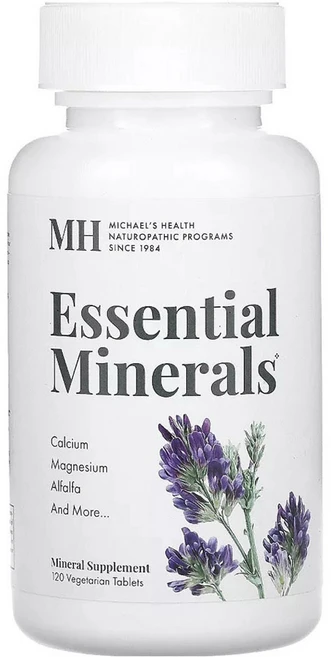 마이클스헬스 에센셜 미네랄 베지테리언 타블렛, 1개, 120정 - 쿠팡