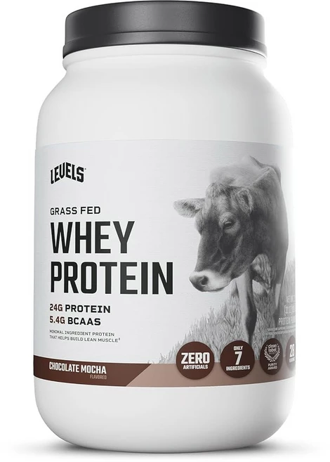 레벨 잔디 사료 유청 단백질 분말 인공물 없음 단백질 24G 더블 초콜릿 2LB, Chocolate Mocha - 쿠팡