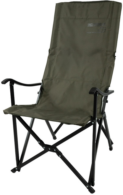 원스위크라이프 롱 릴렉스 캠핑의자 특대 블랙프레임, 카키, 1개
