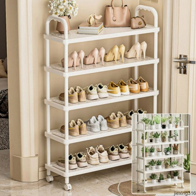 이동식5단 현관 수납 신발 정리함 선반 신발장 정리대 dod*97712dQ