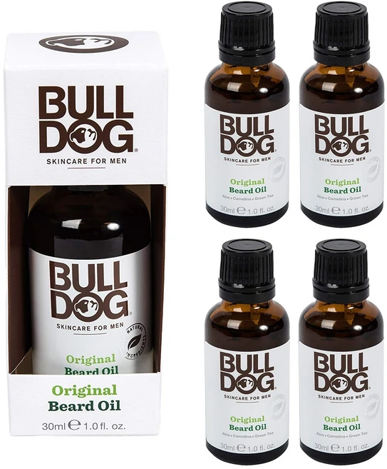 불독 비어드 오일 오리지널 30ml, 4개 - 쿠팡