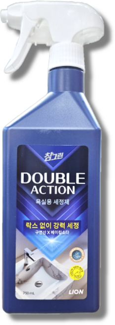 참그린 더블액션 욕실용 세정제 750ml, 1개