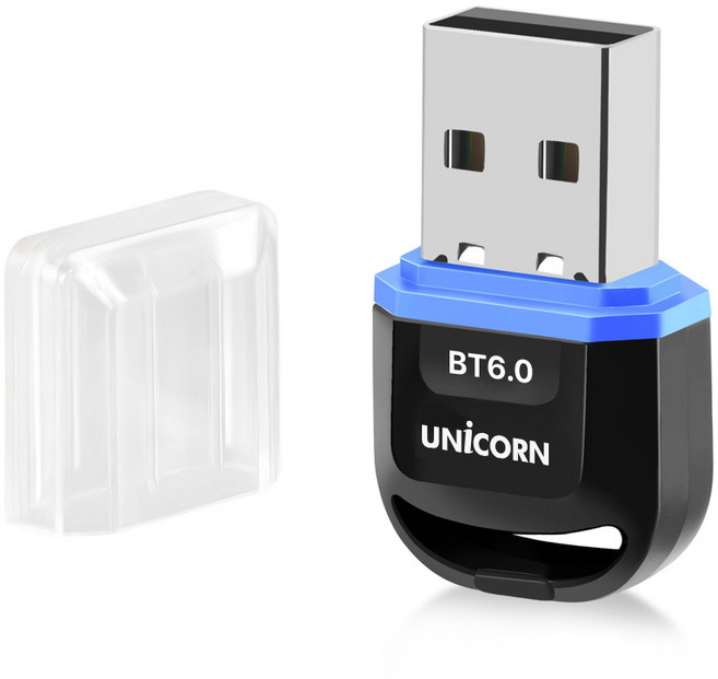 블루투스 6.0 고리형 멀티 무선 송수신 USB 동글, 블랙, 1개, XB-600N