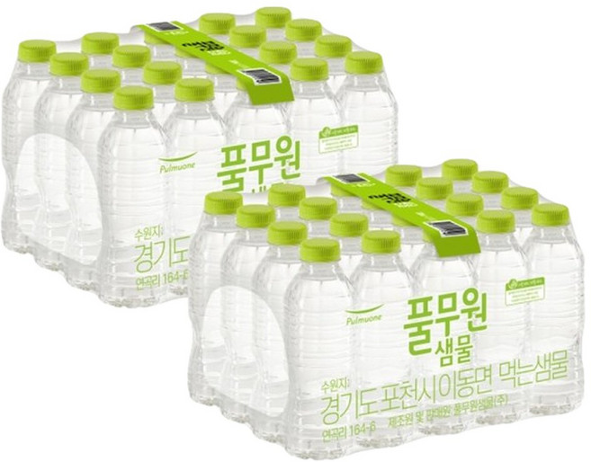 풀무원샘물 330ml x 40개