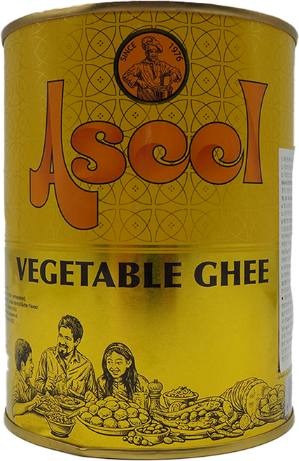 Aseel Vegetable Ghee Butter 베지테이블 푸어 기버터, 1개, 1L