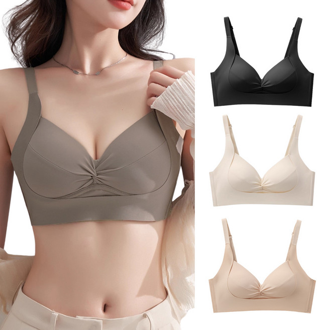 美胸提拉收副乳內衣 無鋼圈無痕內衣 舒適集中包覆美胸