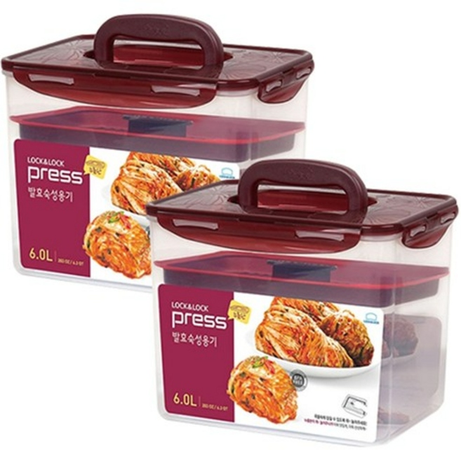 락앤락 발효숙성용기, 6L, 2개