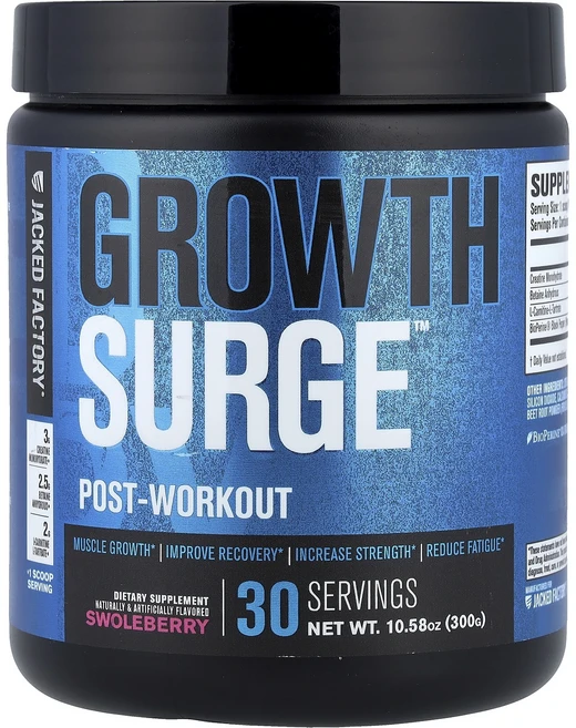 잭드팩토리 그로스 써지 운동 후 스월베리 300g (10.58oz), 299g, 5개 - 쿠팡