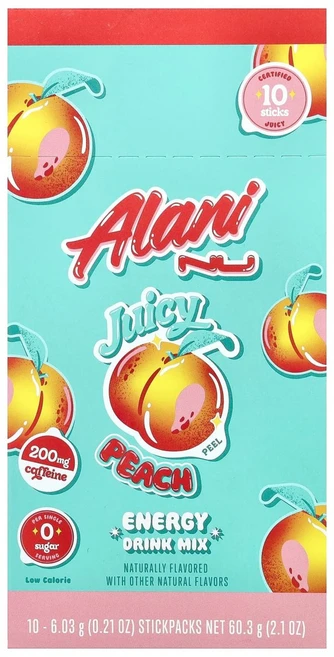 알라니누 에너지 드링크 믹스 주시피치 10개입 AAN-51738 - 쿠팡