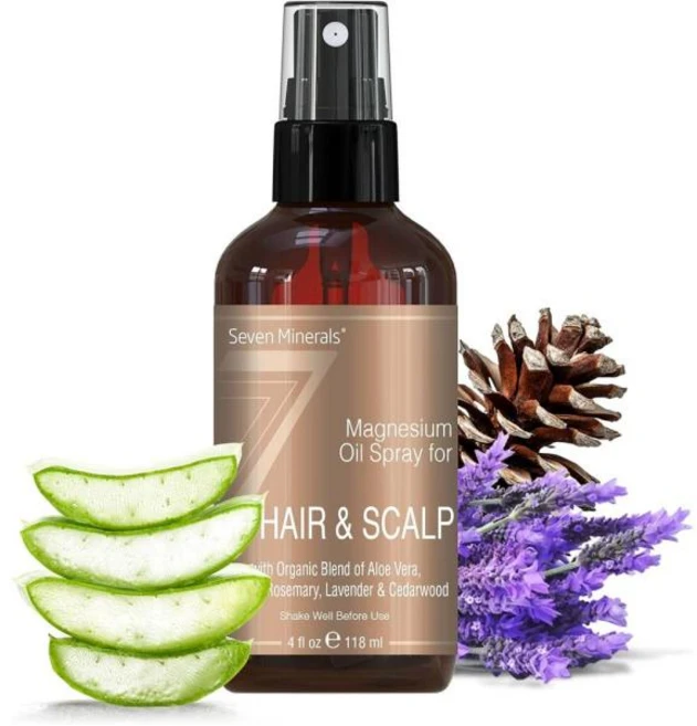 Seven Minerals 세븐미네랄 헤어 스칼프 마그네슘 오일 스프레이 118ml, 1개 - 쿠팡
