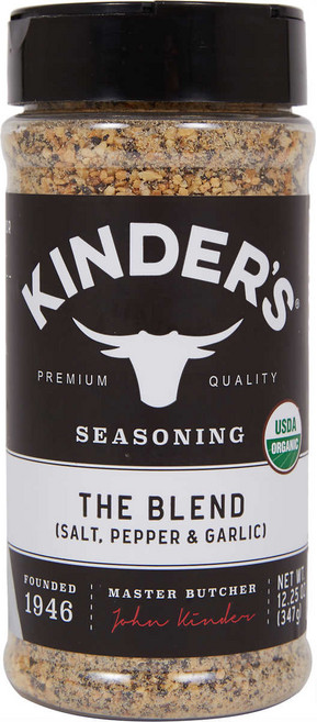 킨더스 시즈닝 더 블렌드 솔트 페퍼 갈릭 (Kinder's Organic Seasoning The Blend), 1개, 347g