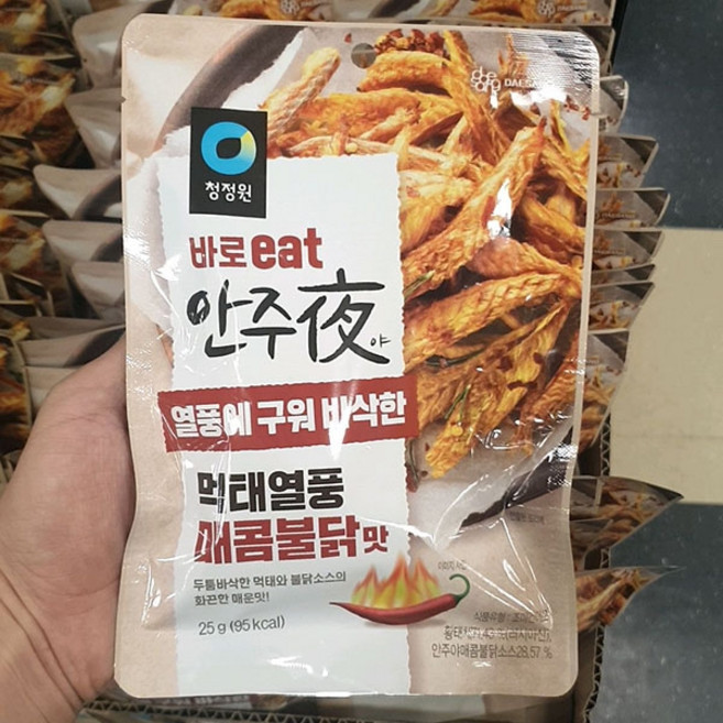 안주야 먹태열풍 매콤불닭맛, 1개, 25g