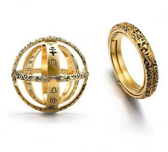 반지형 호신용품 빈티지 디자인 여성 방범용 안전 생존 손가락 반지 추천, Silver Ring - Size 8