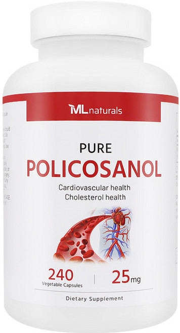 마이라이프 내추럴스 폴리코사놀 25mg 240정 (총지방족 95%/옥타코사놀 61%) (8개월), 1개