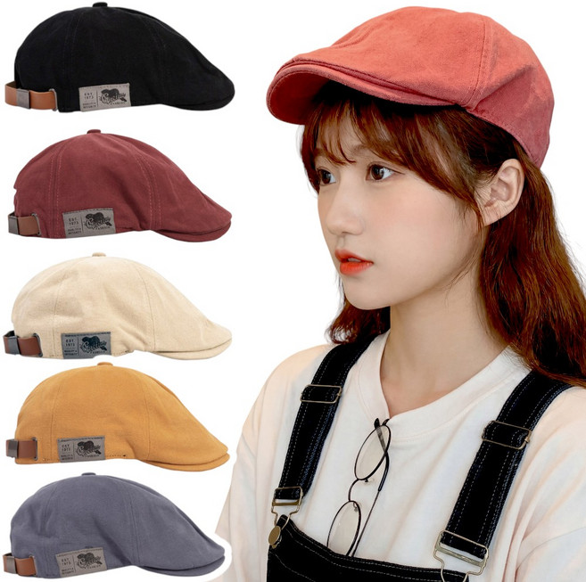 굿프랩 여성 남자 캐주얼 헌팅 캡 카페 모자 빵모자