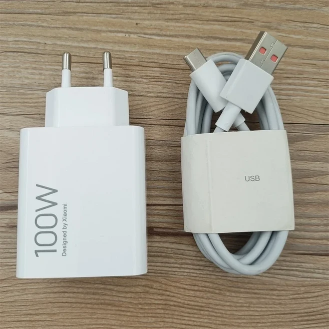 샤오미 100W 터보 고속 충전기 레드미 K90 EU 어댑터 6A USB 케이블 미 17 15 14 울트라 포코 X7 F8 프로, 01 EU add 1.5M cable, 01 White