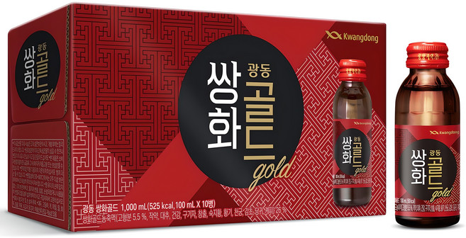 광동 쌍화골드, 100ml, 10개