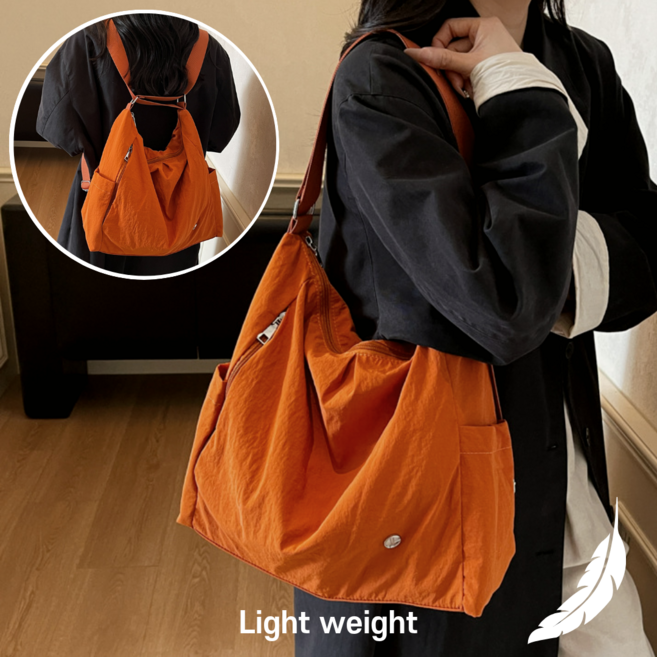 페이지샵 나일론 경량 백팩 겸용 숄더백 크로스백 데일리백 보부상백